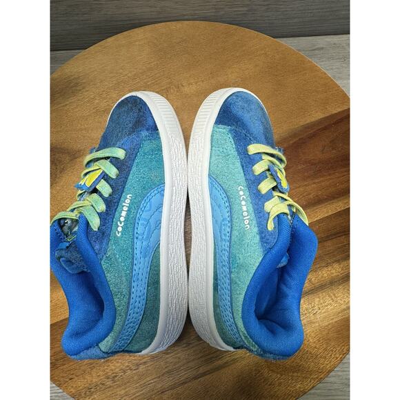 Puma Cocomelon X Suede Slip On Toddler Boys Blue Sneakers Size 8C - Picture 6 of 8